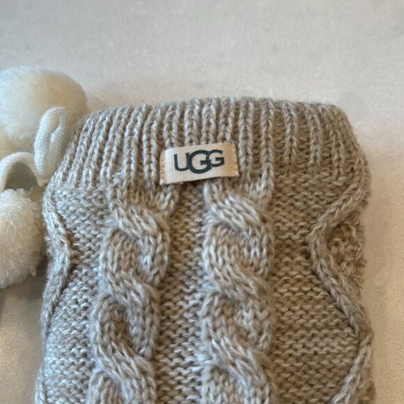 Ugg stocking new with out tag super fun for warmth, style, light brown, gift. - Picture 2 of 5